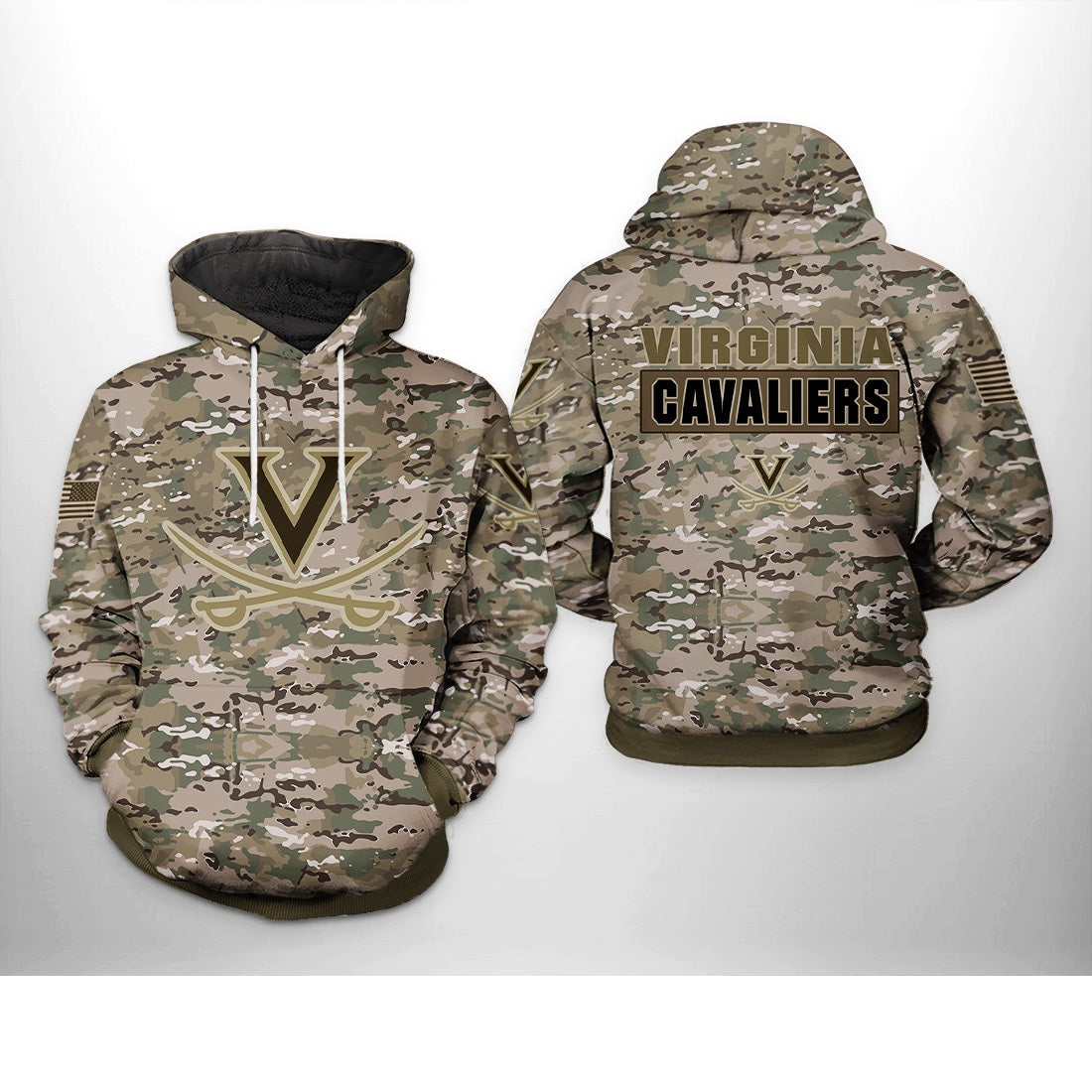 Virginia Cavaliers Camo Hoodie - Show Your Cavalier Pride